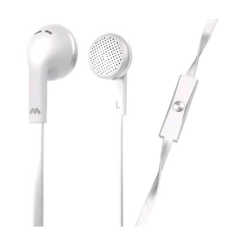 MELICONI MY SOUND SPEAK FLAT AURICOLARI CON MICROFONO CAVO 1.2MT JACK 3.5MM COLORE BIANCO
