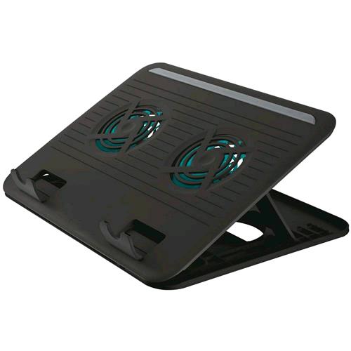 TRUST CYCLONE STAND CON DOPPIA VENTOLA DI RAFFREDDAMENTO PER NOTEBOOK MAX 16" COLORE NERO