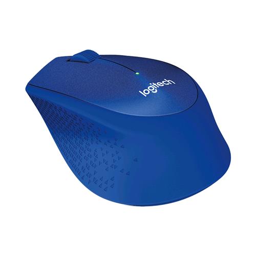 LOGITECH M330 SILENT PLUS MOUSE WIRELESS MECCANICO 1.000 DPI MANO DESTRA COLORE BLU
