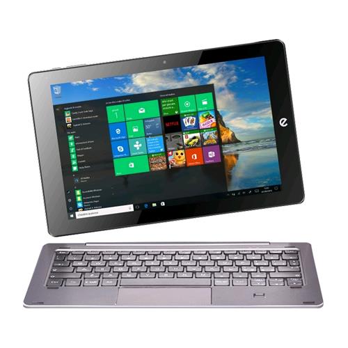 E-TAB PRO 10.1" ATOM Z8300 QUAD-CORE 1.44GHz RAM 4GB MEMORIA 64GB WI-FI+4G LTE WIN 10 HOME + REMIX OS ITALIA NERO/GRIGIO (ET101FL/64DR1)