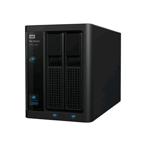 WESTERN DIGITAL MY CLOUD PR2100 NAS CHASSIS DESKTOP 4TB HDD 3.5" SATA III GARANZIA ITALIA (WDBBCL0040JBK-EESN)