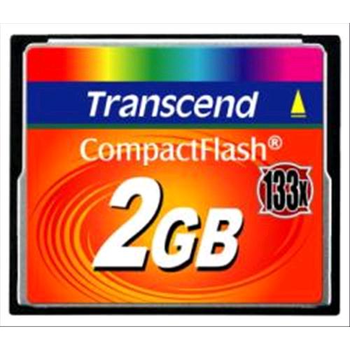 TRANSCEND 2GB COMPACT FLASH CARD (133X)  PRODOTTO ITALIA