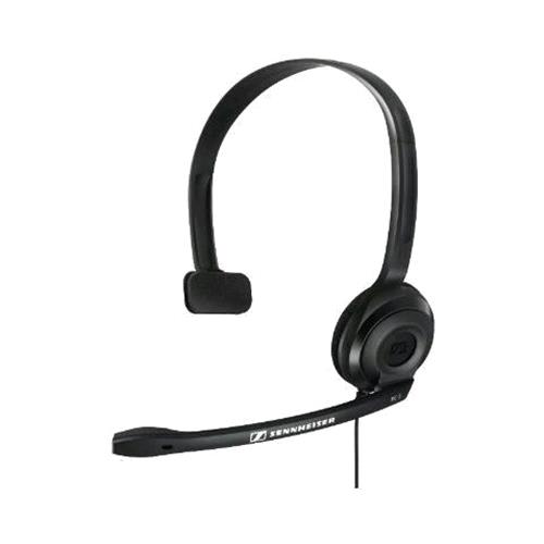 SENNHEISER PC2 CUFFIA MONOFONICA CON MICROFONO PER PC  2 JACK 3.5MM NERO
