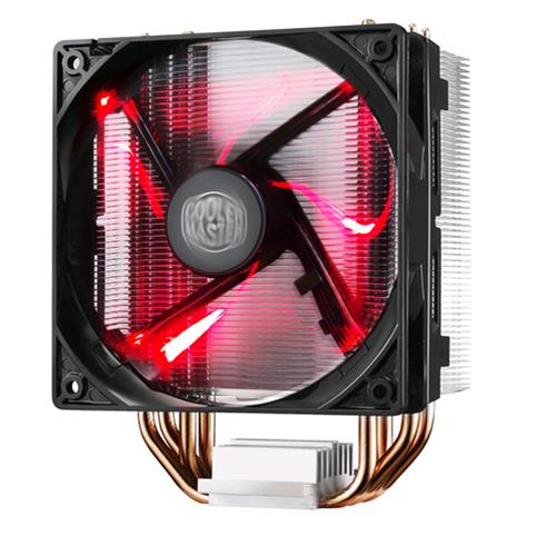 COOLER MASTER HYPER 212 LED DISSIPATORE CPU 121x120x25MM 1600 RPM ILLUMINAZIONE LED COLORE ROSSO