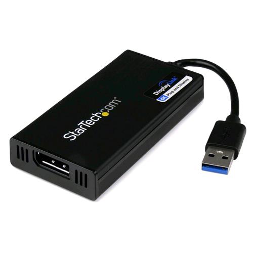 STARTECH USB32DP4K ADATTATORE/CONVERTITORE USB 3.0/DISPLAY PORT 4K ULTRA HD COLORE NERO