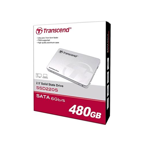 TRANSCEND TS480GSSD220S SSD INTERNO 480GB INTERFACCIA SATA III FORMATO 2.5"
