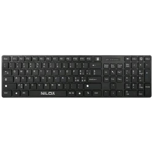 NILOX KT40W TASTIERA WIRELESS BLACK